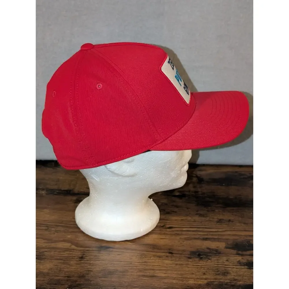 G/Fore Zero Putts Given Stretch Twill Snapback Hat - G4AF22H42 - Cherry